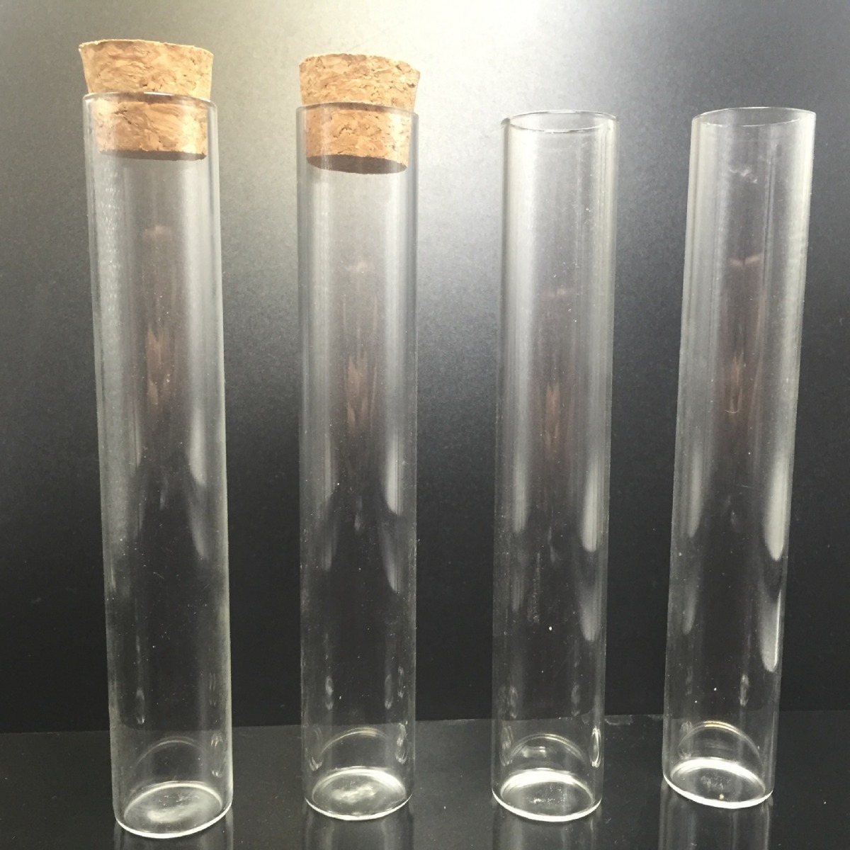 优等品厂家23*135mm高硼硅耐高温高压试管玻璃平底试管20mL试管