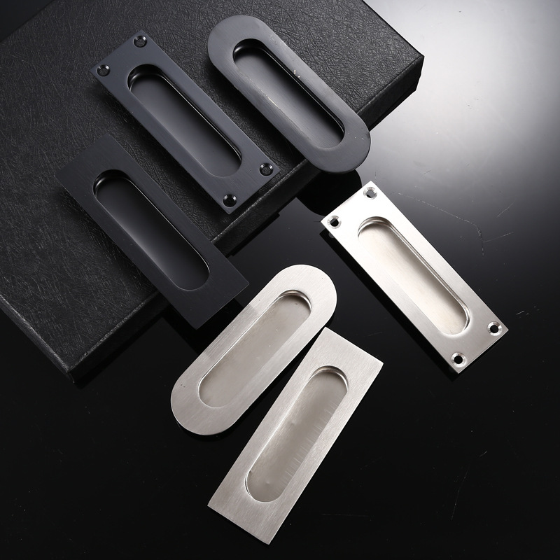 不鏽鋼暗拉手衣櫃推拉門嵌入式隱形櫃門把手移門抽屜隱藏暗扣手