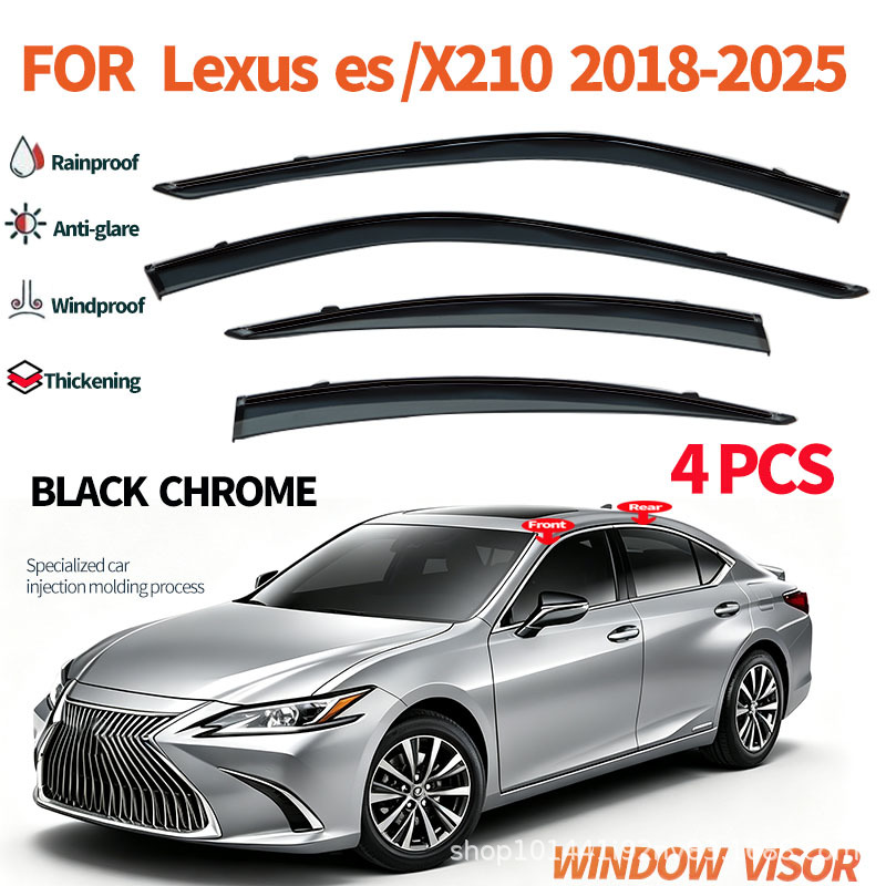 Suitable for Lexus ES rain and sun visors Lexus ES XZ10 2018-2025 Window visor