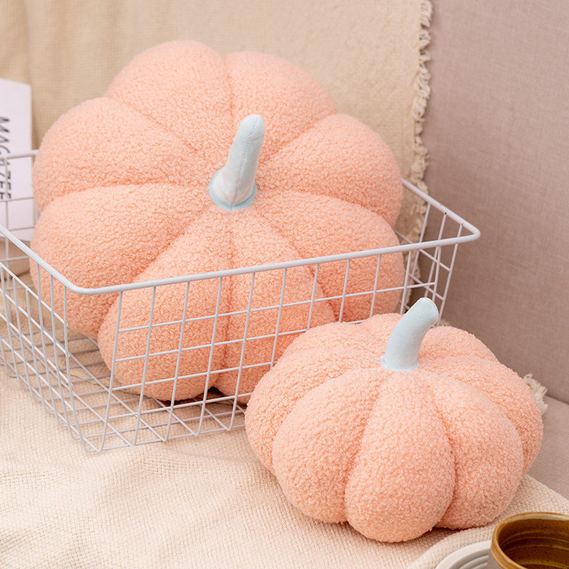 Ins lujoso nórdico polvo de cereza muñeca calabaza muñeca de peluche sofá cojín muñeca calabaza decoración para el hogar