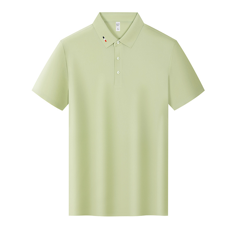 Camiseta de solapa de manga corta de golf que no deja marcas Camiseta de polo para hombre de lujo ligero de alta gama Camiseta de polo de secado rápido deportiva personalizada