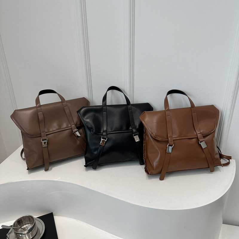 Bolso de mujer retro 2024 nueva gran capacidad Maillard hombro mochila de viaje tote mochila multifuncional