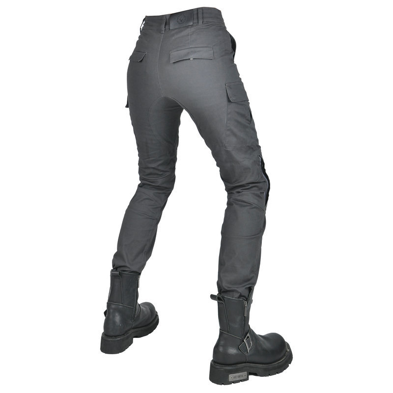 Volero motocicleta cuatro estaciones anti-caída ciclismo pantalones transpirable de cintura alta Mujer Caballero motocicleta anti-caída pantalones de silicona equipo de protección