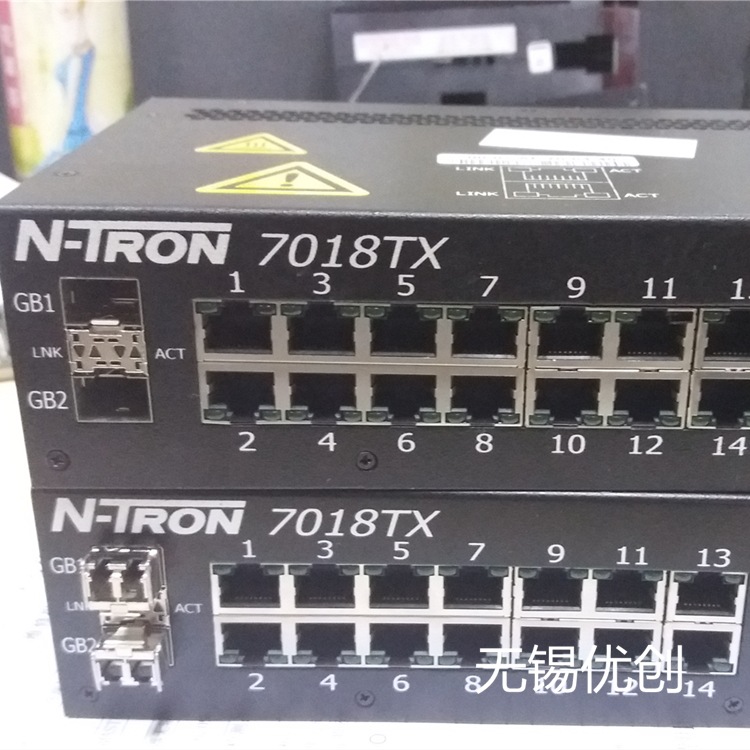 恩创N-tron工业交换机 光电模块 串口服务器 7018TX 维修