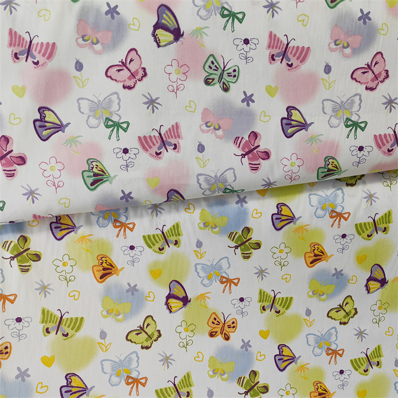 1.6米纯棉斜纹窄幅棉布 田园碎花风面料日韩印花布料 纯棉布批发