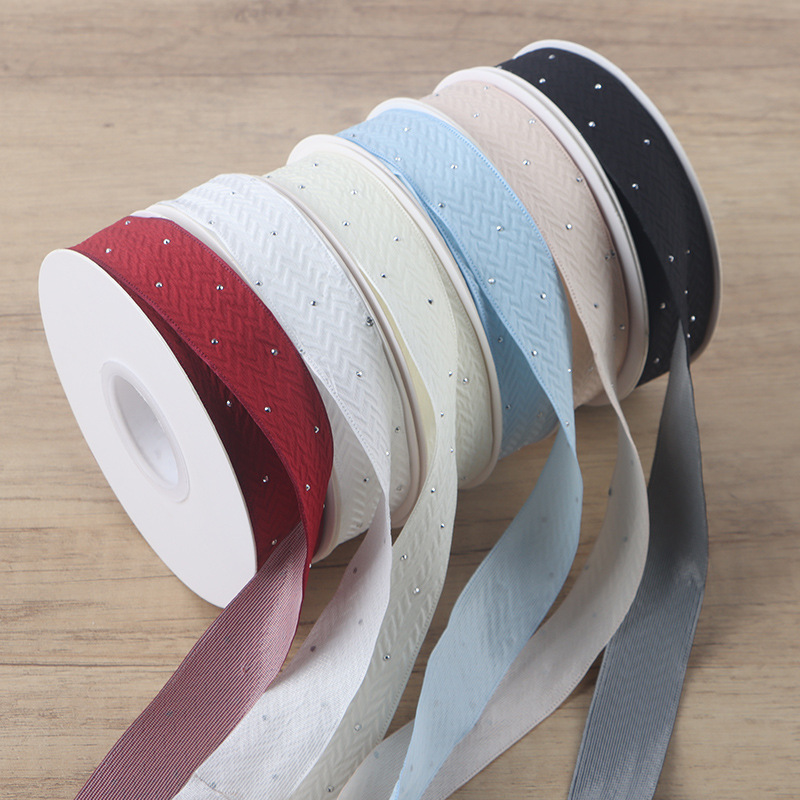 (2개) 다이아몬드면 벨트 단색 포장 리본 꽃집 꽃 선물 수제 DIY 포장 재료 케이크 포장 새로운 스타일