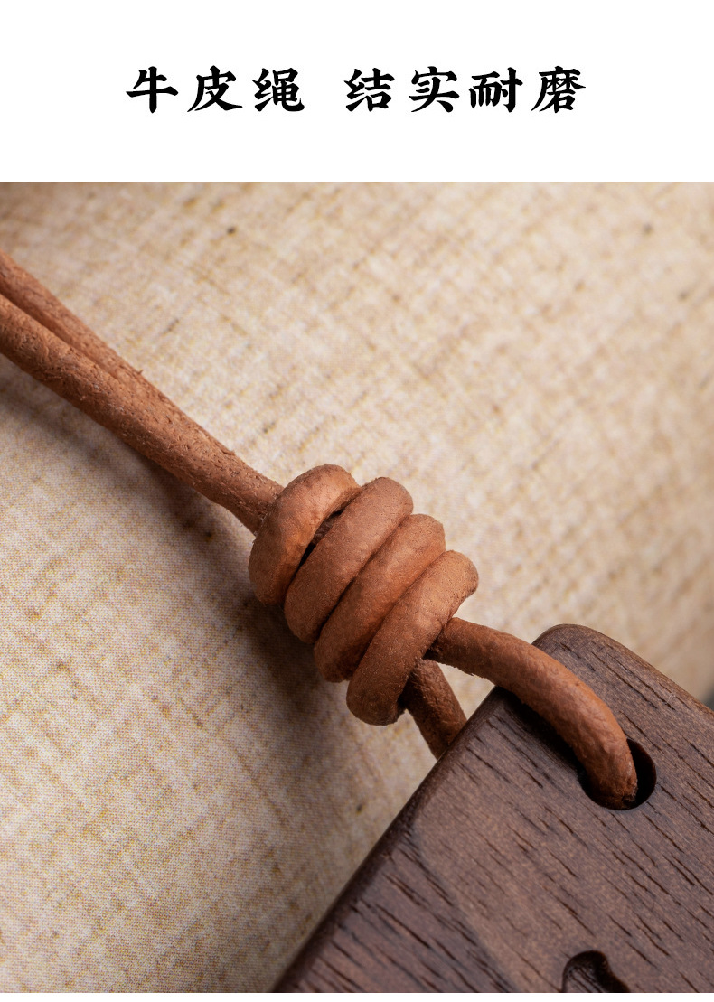 Walnut Wood Peace Sign Car Pendant with a High-End Feel, Female Car Hanging Ornament, Rearview Mirror Car Pendant Gift