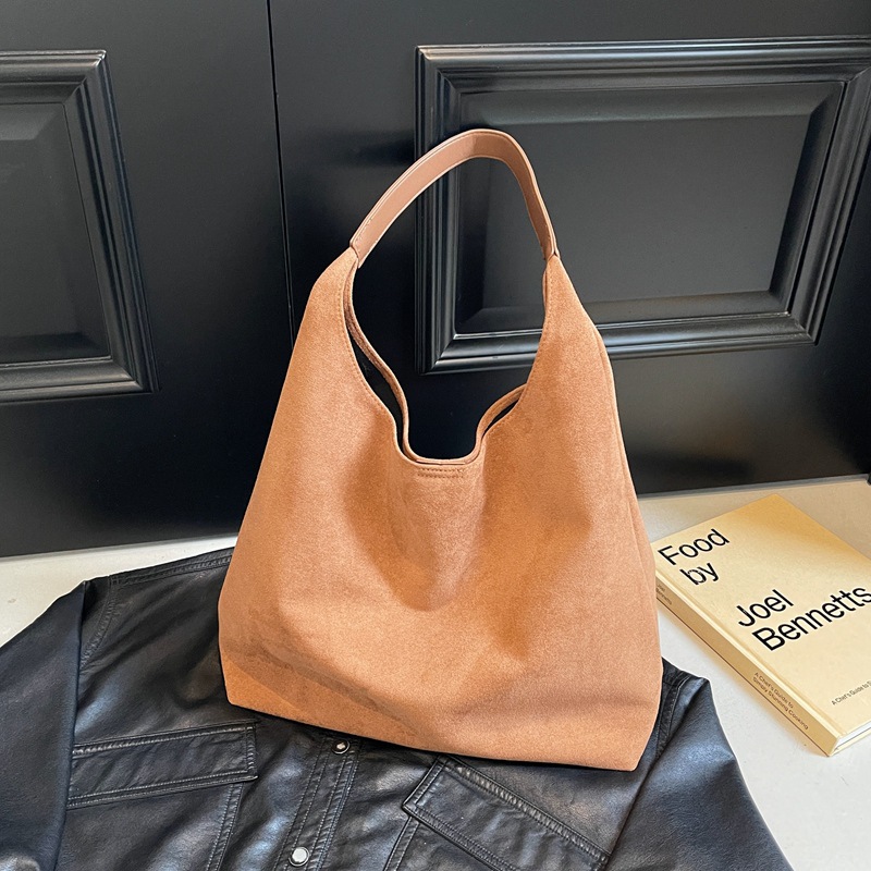 Moda coreana retro bolso de viaje para mujeres 2024 otoño y invierno nuevo gran capacidad de alta sensación de hombro bolso axilar