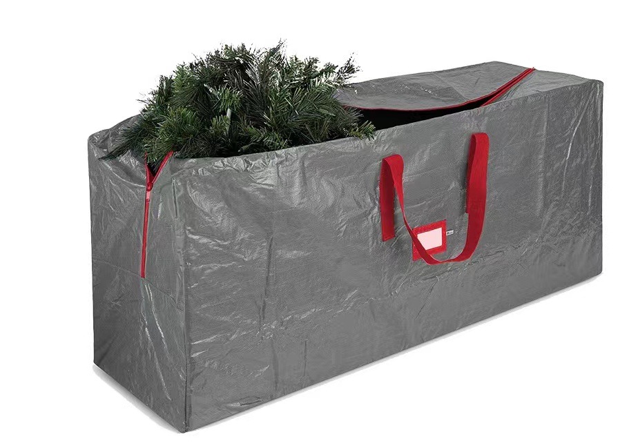 Spot Cross-border el mismo modelo de bolsa de almacenamiento de árbol de Navidad árbol artificial bolsa de lona tejida pe de gran capacidad