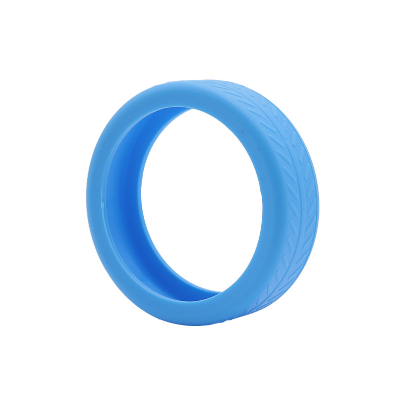 Funda protectora de rueda para equipaje Funda de viaje con reducción de sonido Funda de rueda de silicona Accesorios para equipaje antiruido y antideslizante