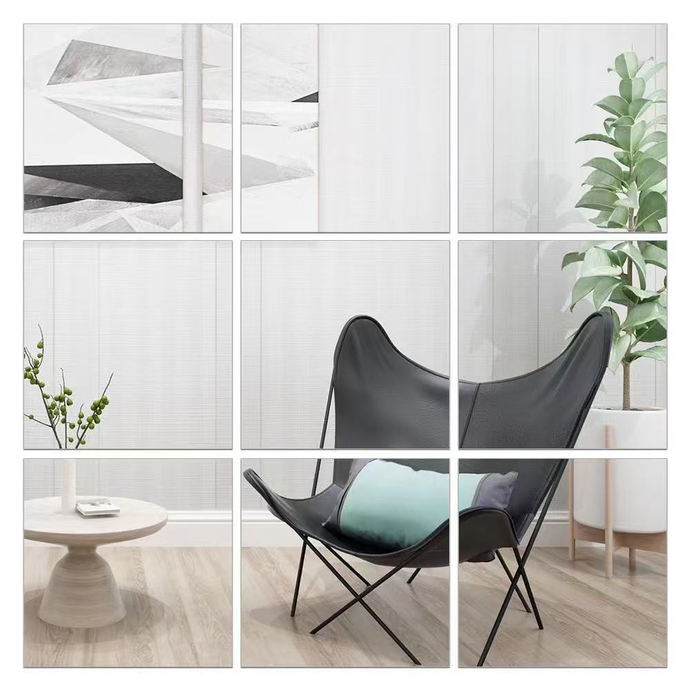 self-adhesive square round stickers