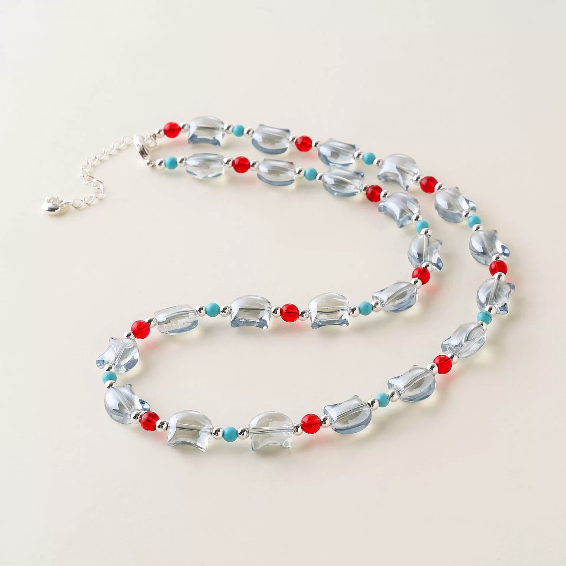 Necklace from pearl, design brand accessory