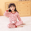 Demi-season children's set for boys, thin thermal underwear, trousers, keep warm pijama, wholesale