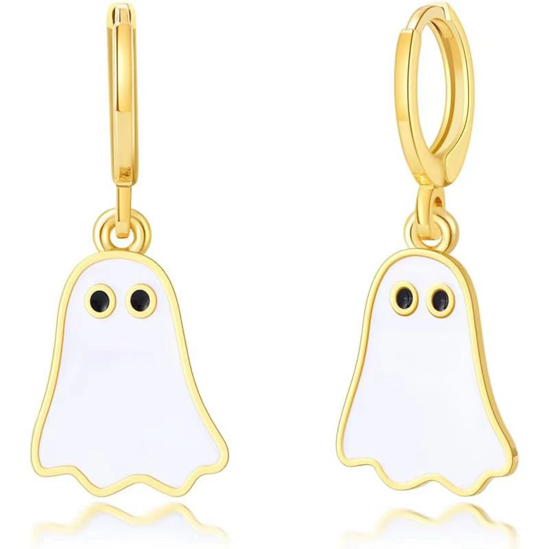 Ghost cute fashionable earrings, halloween, wholesale