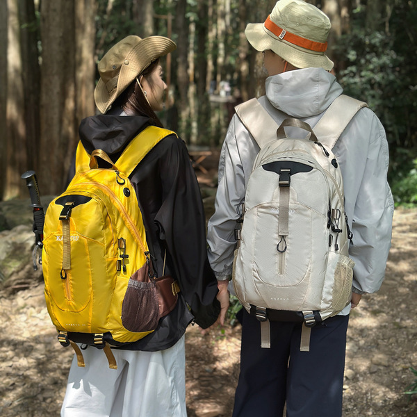 Capacious climbing backpack for men and women