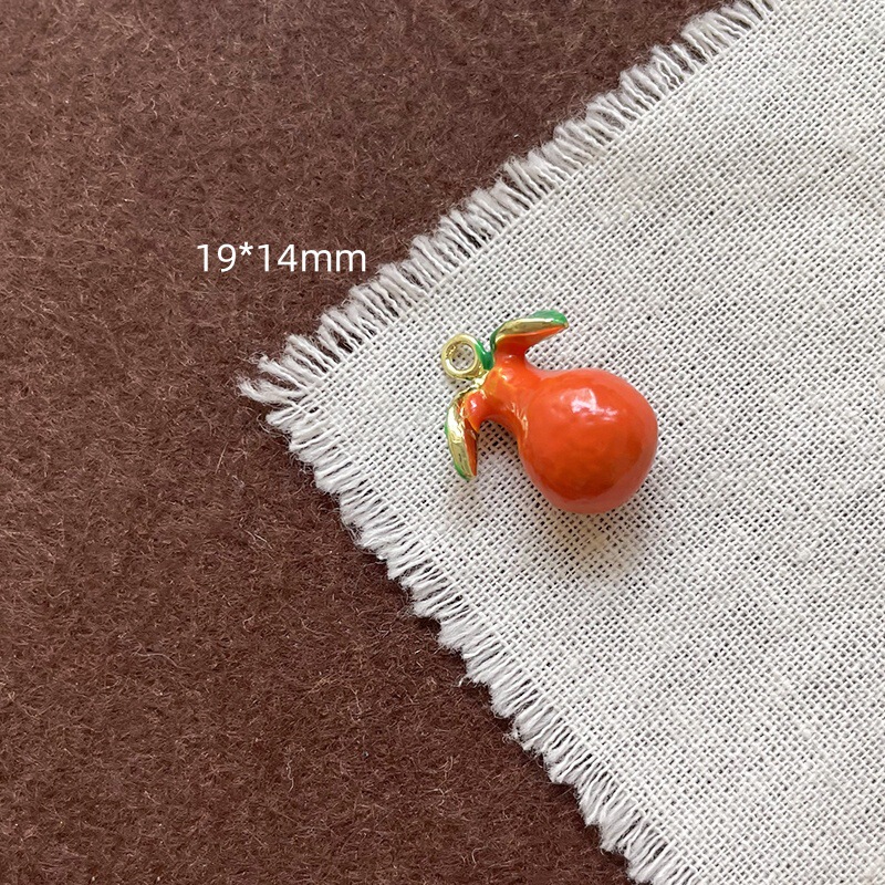 合金滴油可爱挂件立体榴莲草莓蛋糕摩托车樱桃串珠DIY手工手链配|undefined