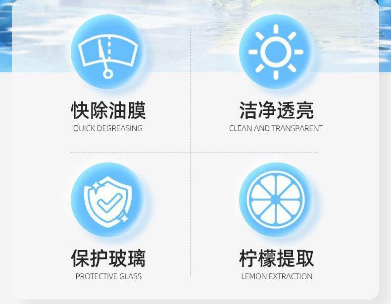 Genuine Senjunchi All-Season Automotive Glass Cleaner, Winter Oil Film Anti-Freeze Coating, Stain Removal, Crystal Coating, Rain Repellent