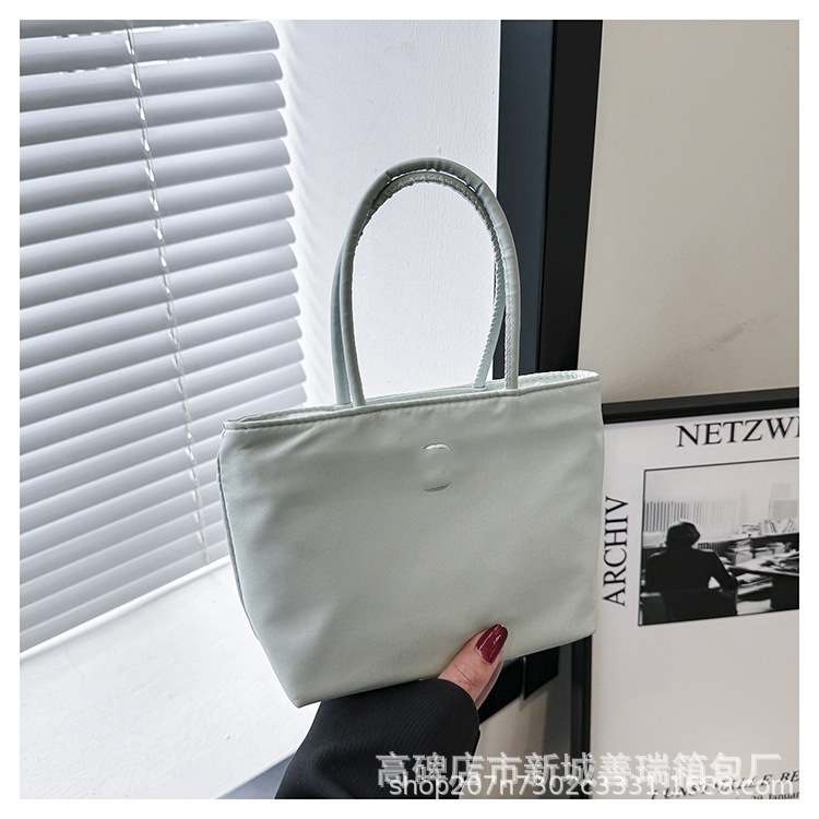 韓国の大衆miniかわいい黄色のバッグの新しいシンプルな携帯電話バッグナイロン通勤野菜バスケットバッグ|undefined