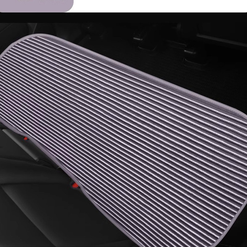 Seat cushion, seat cover: Universal Car Seat Cushion - gray-rear-row-long-seat-1-piece