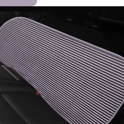 Seat cushion, seat cover: Husk, Ventilated and Breathable Three-Piece Set - gray-rear-long-seat-1-piece