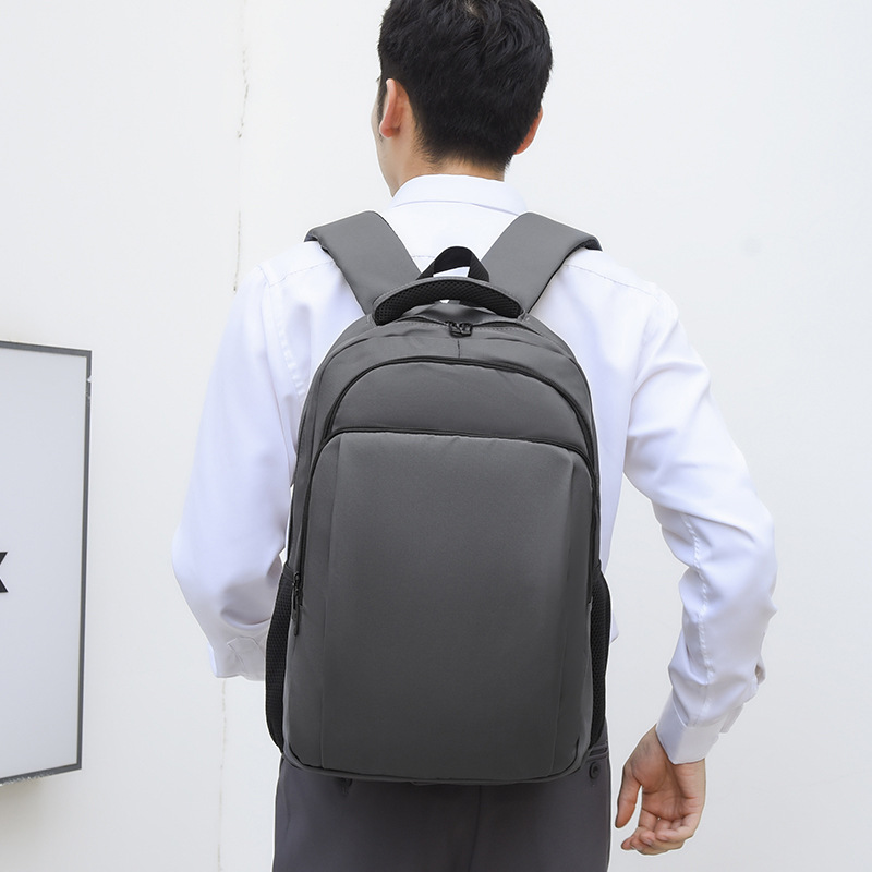 Practical Laptop Backpack For Men Water-resistant Commuter Bag_voghion.com