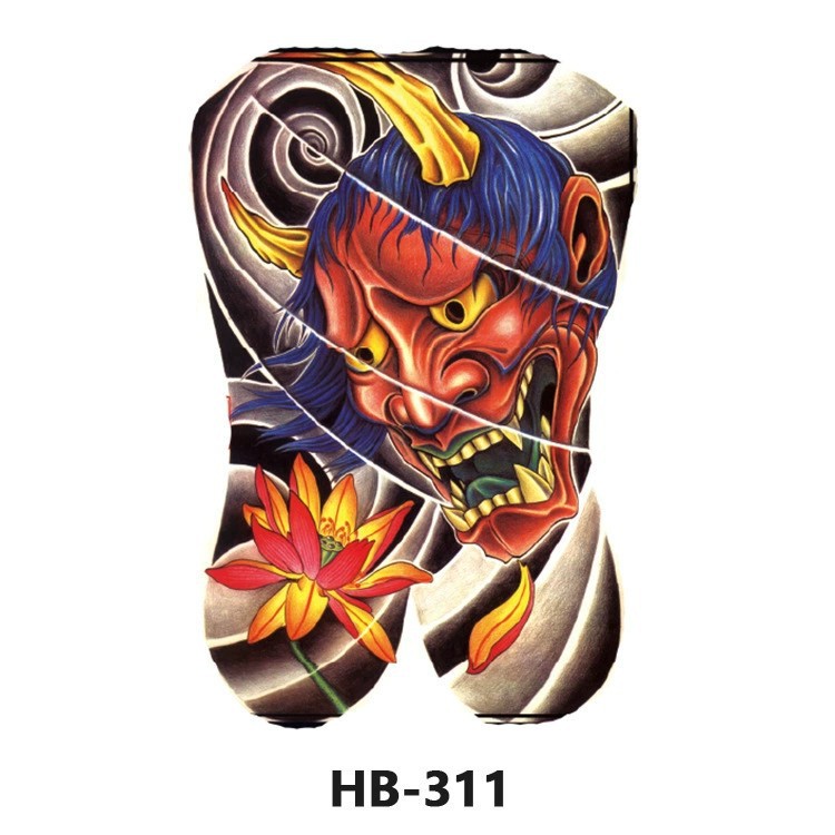 Nuevo color impermeable tatuaje calcomanía brazo medio brazo completo tatuaje pegatina fábrica directa al por mayor entrega tatuaje