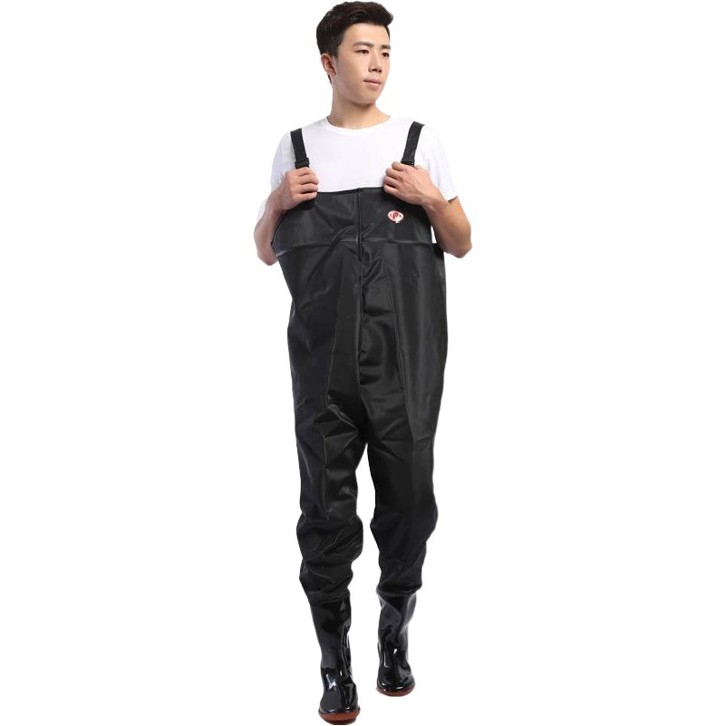Водные штаны цельные рыболовные штаны непромокаемая одежда цельные штаны для водного дождя кожаные вилки для рыбалки Рыбалка Рыболовные штаны ремни производители