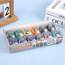 1020面包盒LED计数器 手动记数器手指戒指计数器 透明礼盒记数器