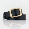 Golden buckle black