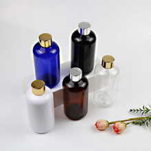 厂家现货250ml塑料瓶矮胖瓶250ml波士顿瓶纯露瓶电化铝旋盖瓶