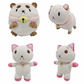 跨境新品 puppycat plush 铃铛猫 蜂妹与狗狗猫毛绒玩具动画周边