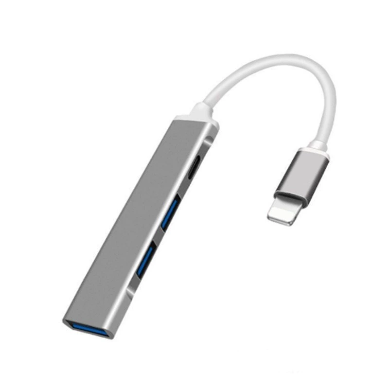 Подходит для Apple Docking Docking Docking Docking Tablet Lighting Adapting HUB Docking Docking Docking Four-in-One Line