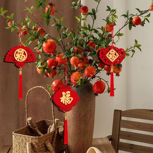 Moving house joy entrance door handle decoration new home moving ceremony door lock ornament new home decoration supplies