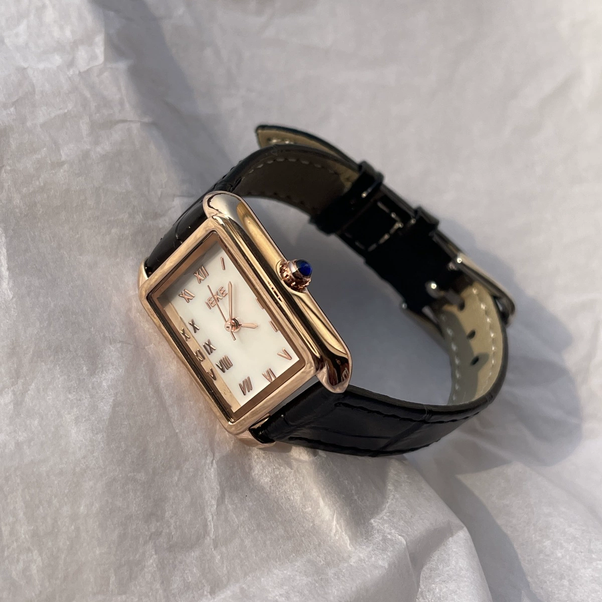 IEKE Classic retro sophisticated watch pearl, universal belt, Mori