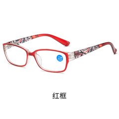 New retro oval anti-blue light glasses frame black thin frame plain face-shaping glasses for women 2902