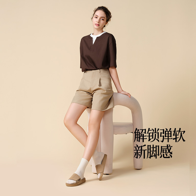 远港外穿休闲健身拖鞋女夏季2025年新款室内防滑居家办公室男防臭|undefined
