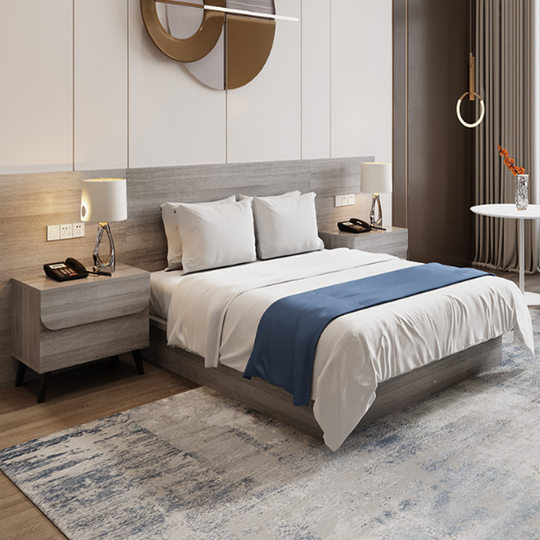Hotel bed furniture standard room single room full hotel apartment bed homestay rental room dormitory hotel factory direct sales