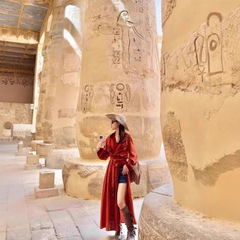 川西新疆大西北敦煌沙漠云南旅游穿搭异域民族风女开衫防晒连衣裙