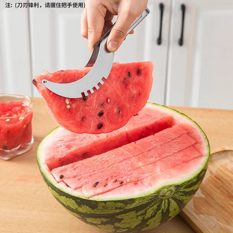 Nuevo tipo de acero inoxidable sandía cortador de semillas de gran tamaño, cucharas de frutas caseras multifunción image 4