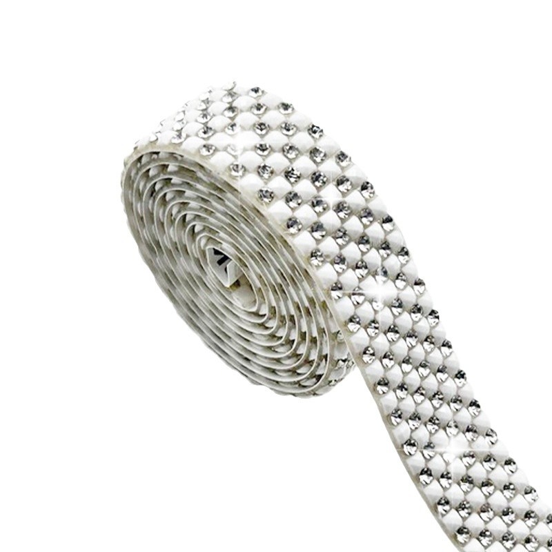 Resina de mosaico adhesivo de retroceso autoadhesivo banda de perforación accesorios de prenda de vestir barra de perforación caliente diy accesorios de caso de teléfono móvil barra de diamante autoadhesiva image 6