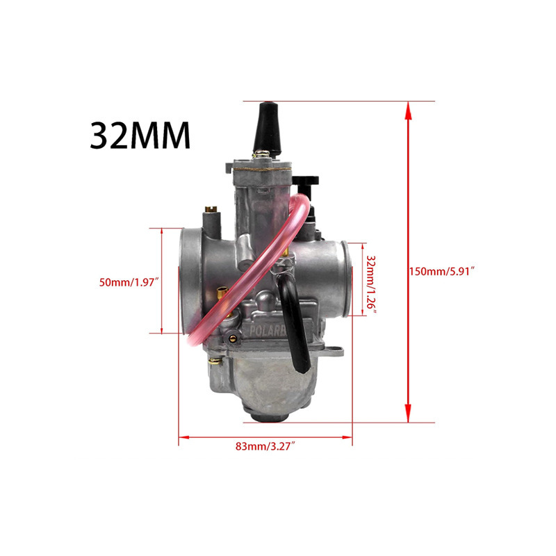 PWK 32 32mm carburador para MotocrossQuad 4 tiempos ATV