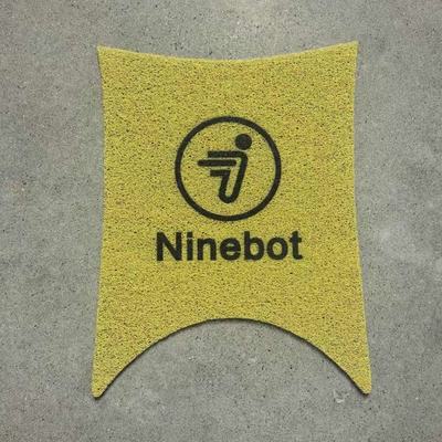 Electric vehicle foot mat Waterproof No. 9 Q3 80C - yellow-logo-no-9-q385c