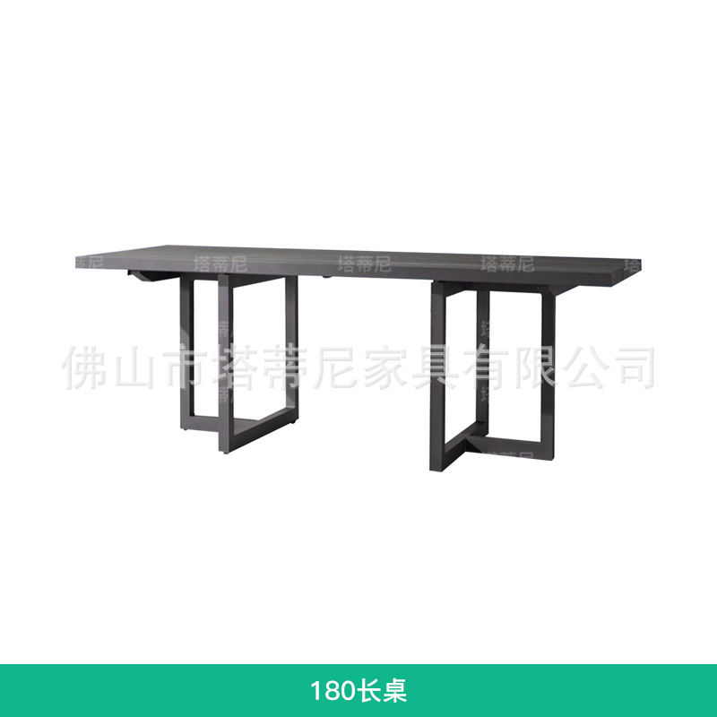 Mesas y sillas de teca para exteriores para patios de villas, mesas largas de madera impermeables para todo tipo de clima, mesas de madera maciza anticorrosivas para jardín exterior.