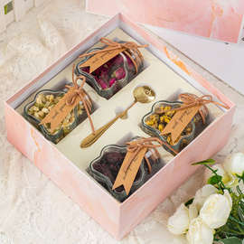 花草茶伴手礼盒组合装礼物女神节三八妇女节送人老师实用生日礼品