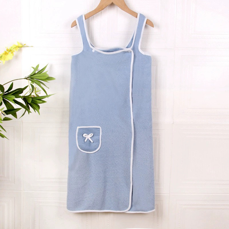 Coral velvet skirt for home use, soft bath towel, vest, bathrobe, increased thickness, lifting effect, water absorbent