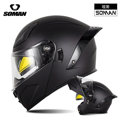 Motosiklet kaskı (dəbilqə) – Women, All-Season Motorcycle Riding Helmets - matte-black-s
