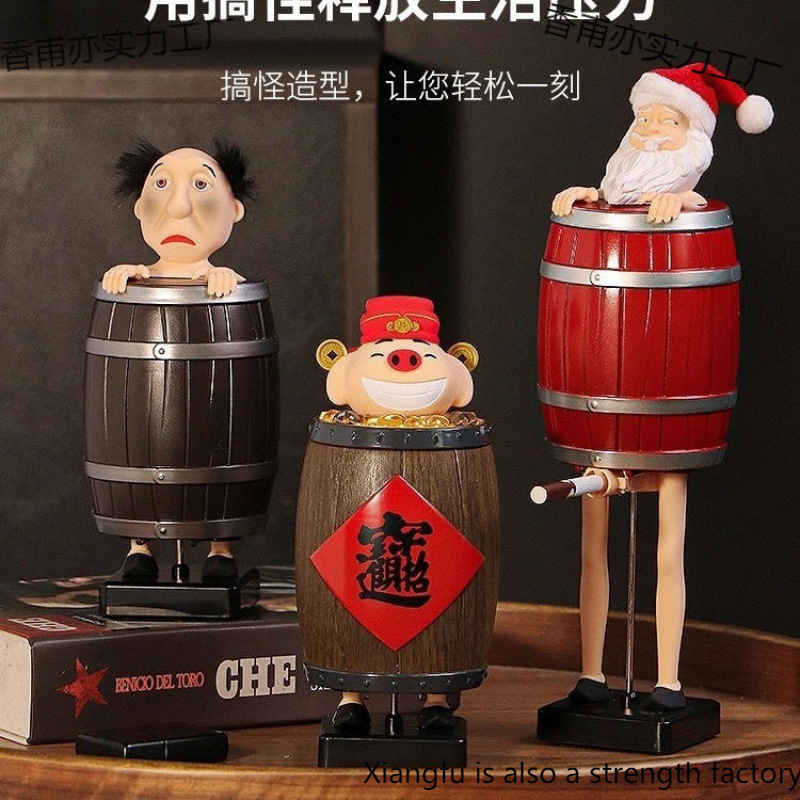 エイプリルフールの新しい自動タバコボックス、面白い手作りタバコボックスの装飾品、友達や男性にプレゼントとして|undefined