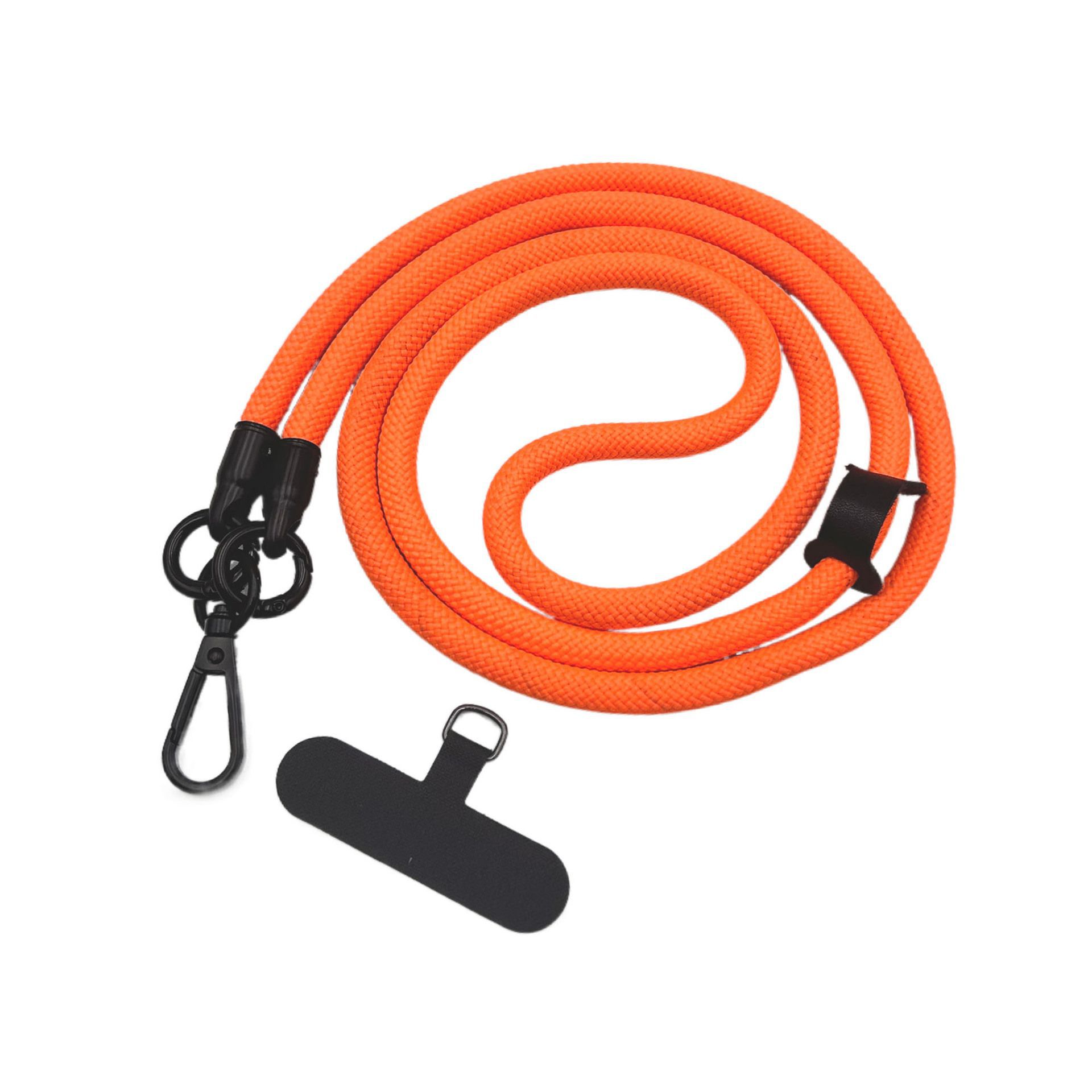 【4#색상] 120cm 조절 불가 휴대폰 끈 + 프리 클립