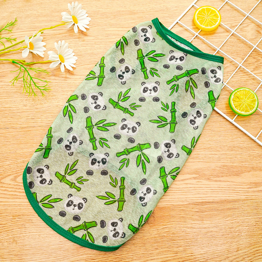 Perro grande ropa de mascotas perros gatos Tedico fondo peleo panda malla gato chaleco ropa para perros