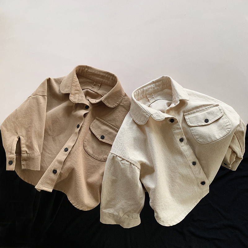 Autumn children's shirt for boys